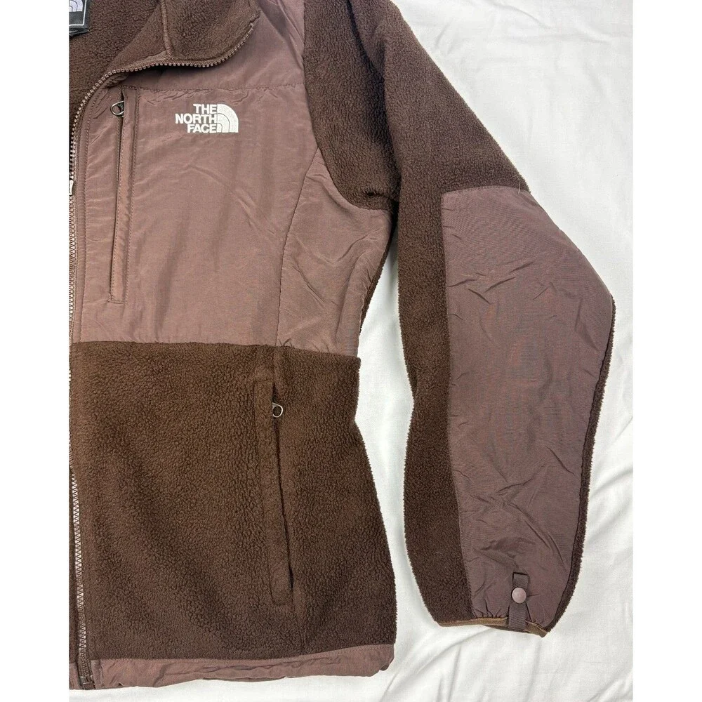 The North Face Men's Denali Polartec Fleece Jacket Large Brown Y2K Vintage 2007